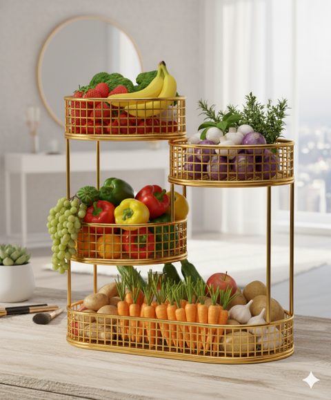 Multipurpose Fruit Basket & vegetable storage rack