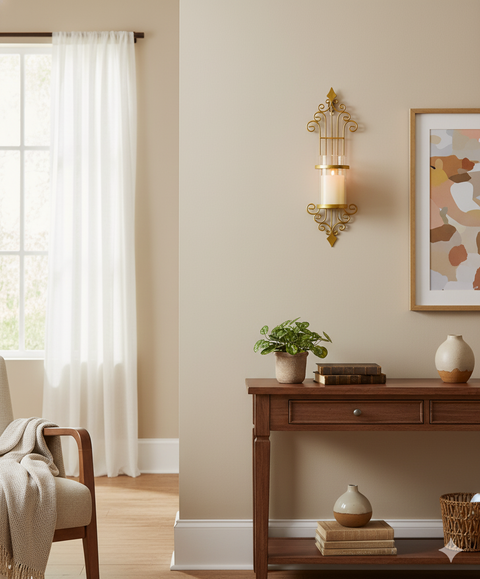 Modern Ring Design Candle Holder