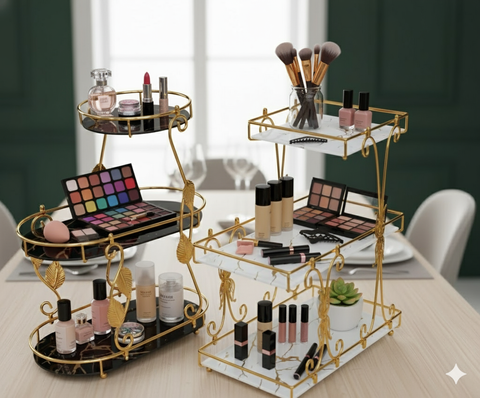 square and round shaped Multi Purpose rack