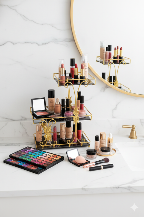 3 layer square shaped Multi Purpose rack