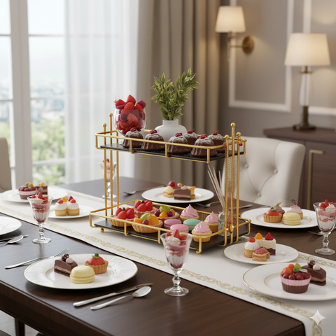 Iron Cosmetics Storage Rack