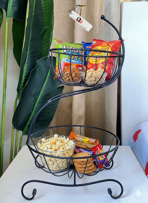 Wrought Iron Kitchen Counter Organizer