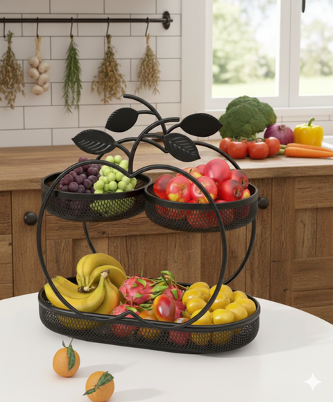 Wrought Iron Style Kitchen Organizer