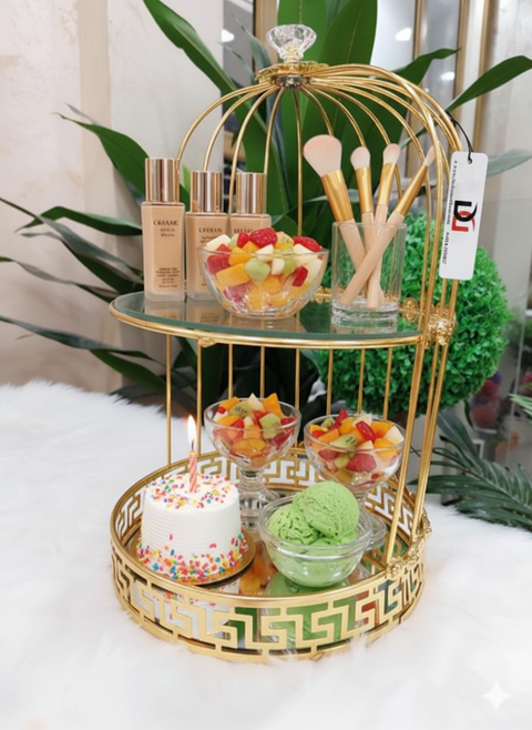 Luxe Metal Beauty Caddy