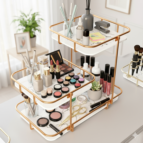 3-Tier Makeup and Perfume Organizer