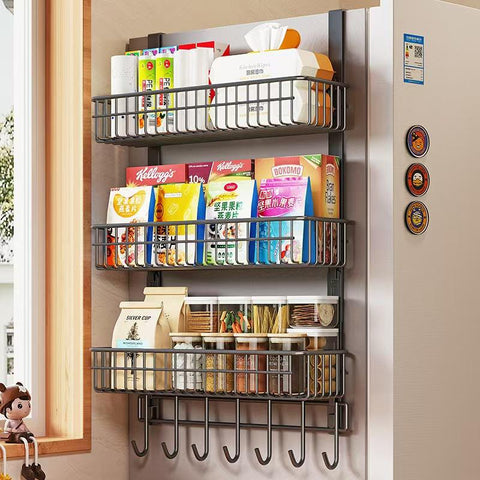 3-Tier Wall Mounted Kitchen Storage Rack