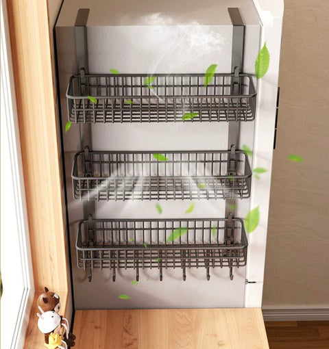 3-Tier Wall Mounted Kitchen Storage Rack