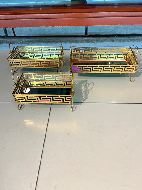 Majestic Gold Serving Platters