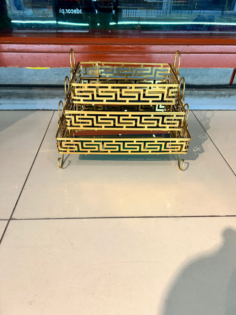 Majestic Gold Serving Platters