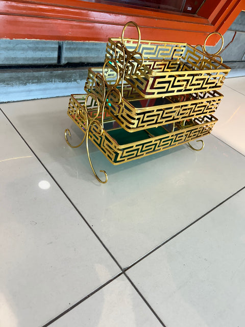 Majestic Gold Serving Platters