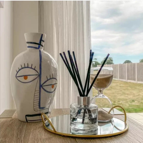 round glass vanity Tray