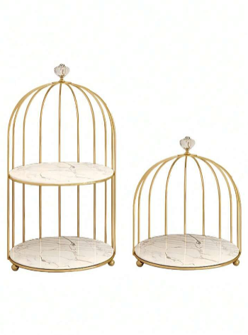 Nordic Style Bird Cage Cosmetic Storage Rack