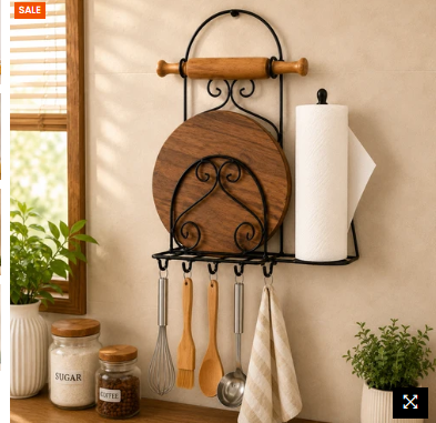 3-Piece Kitchen Organizer Set – Multipurpose Metal Storage Rack