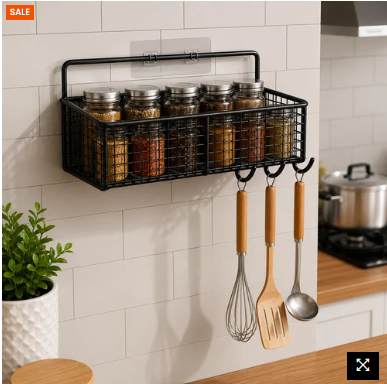 3-Piece Kitchen Organizer Set – Multipurpose Metal Storage Rack