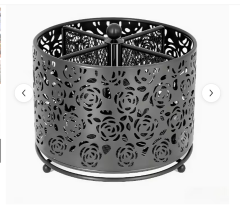 Luxury Rotating Cutlery Holder Organizer