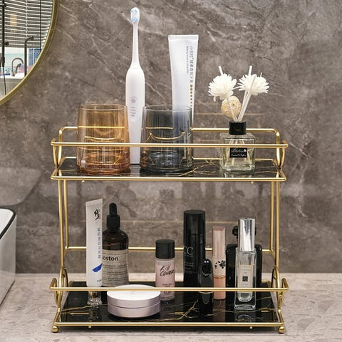 full of curves style 2 Tier Shelf Organizer