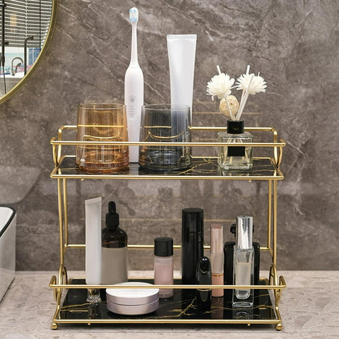 full of curves style 2 Tier Shelf Organizer