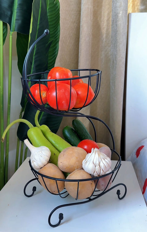 Wrought Iron Kitchen Counter Organizer