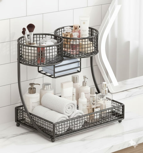 Mesh Countertop Serving & Organizer Stand