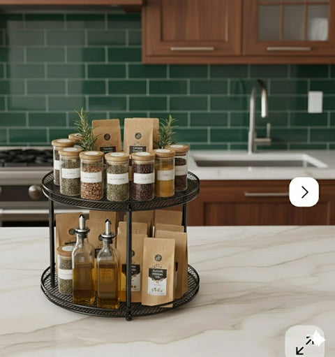 Spice Jar Organizer Rack