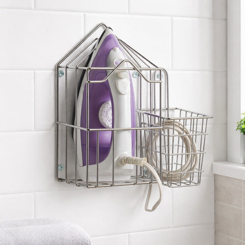 Wall-Mounted Iron Holder