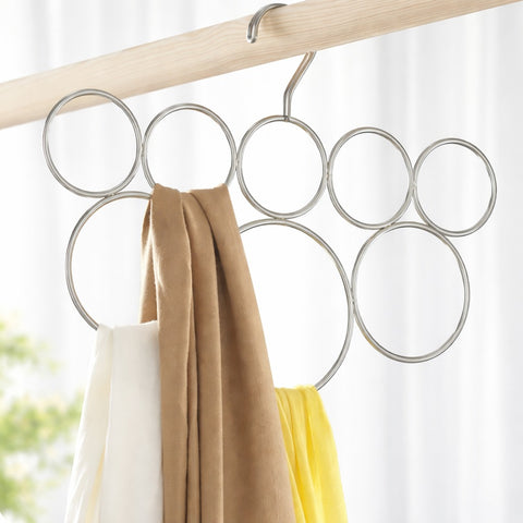 Multi-Ring Scarf & Dupatta Organizer Hanger