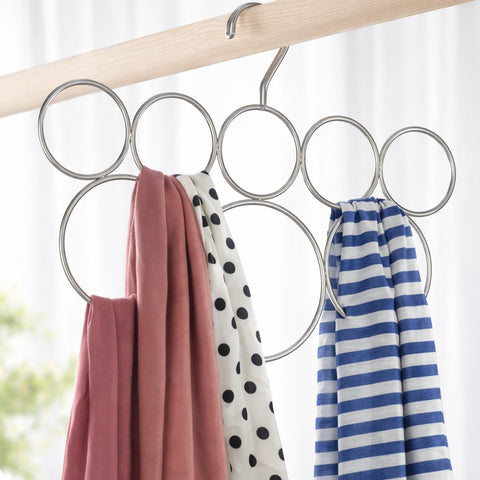 Multi-Ring Scarf & Dupatta Organizer Hanger