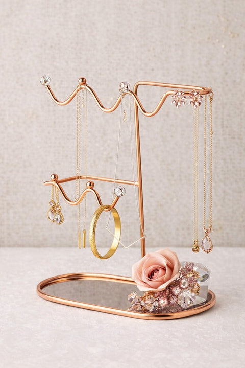 Multi-Tier Bangle & Jewelry Organizer Stand