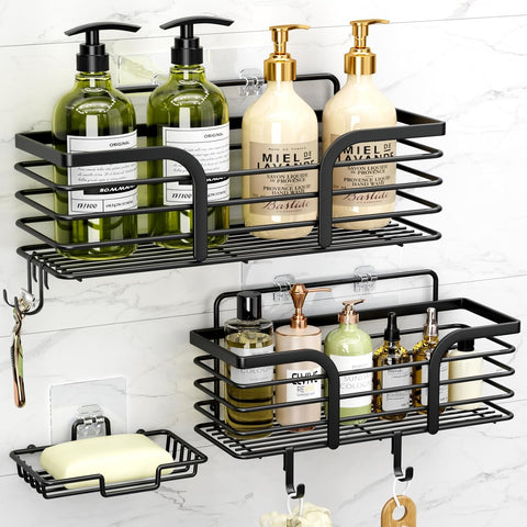 Premium Wall Mounted Bathroom Organizer Rack