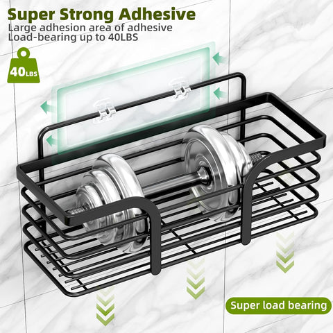 Premium Wall Mounted Bathroom Organizer Rack