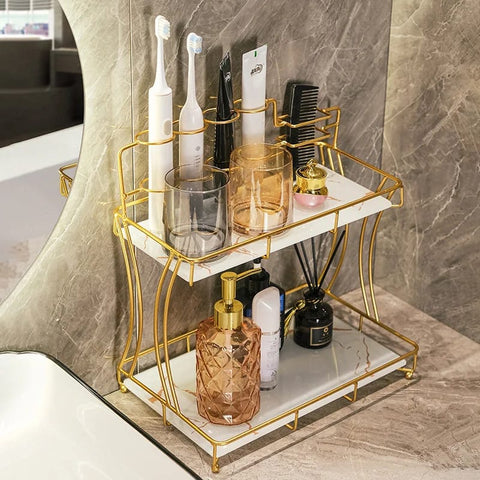 Bathroom Vanity Organizer Makeup Shelf Bathroom Organizer