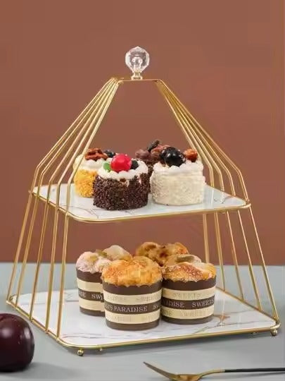 Multi-layered Iron Cake Stand Dessert Stand