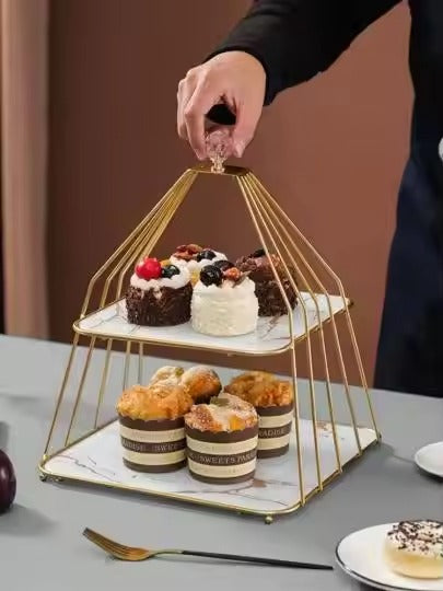 Multi-layered Iron Cake Stand Dessert Stand