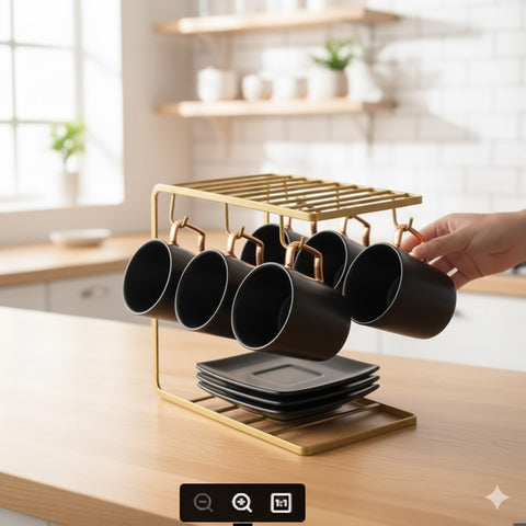 6 Coffee Mug Set,  Tea Cup for Office