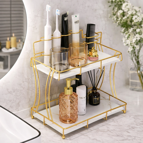 Bathroom Vanity Organizer Makeup Shelf Bathroom Organizer