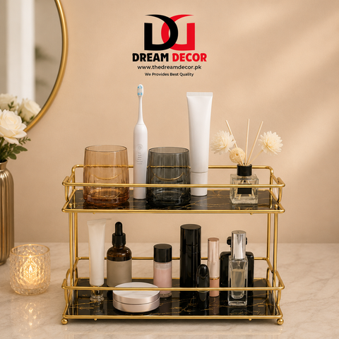 curves style 2 Tier Shelf Organizer