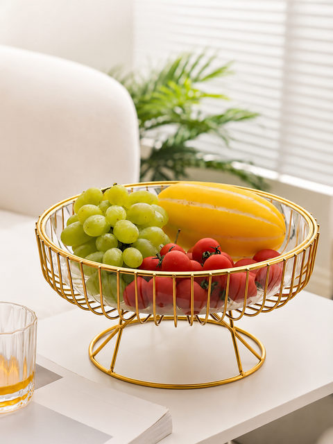 3-Tier Metal Fruit Basket Stand | Kitchen Countertop Fruit Organizer