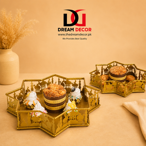 Eid Serving Tray Star Shaped Ramadan Tray