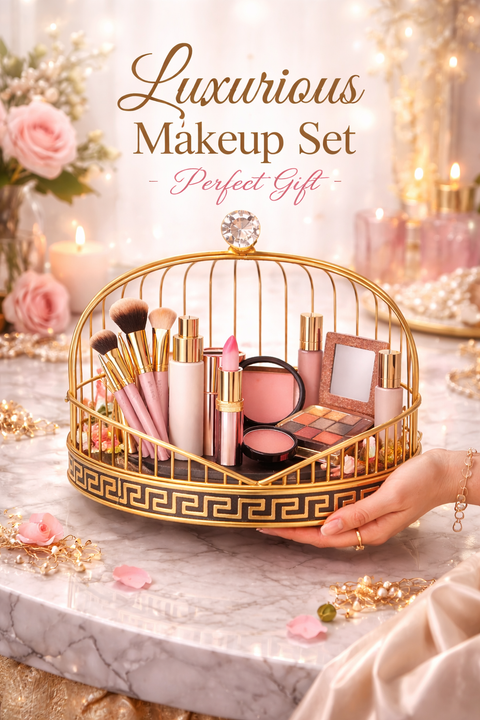 Royal Glow Luxury Makeup Serving Tray