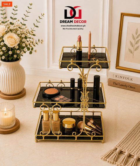 3 layer square shaped Multi Purpose rack