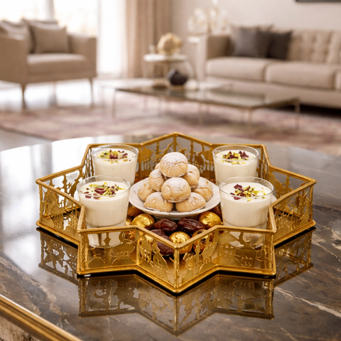 Eid Serving Tray Star Shaped Ramadan Tray