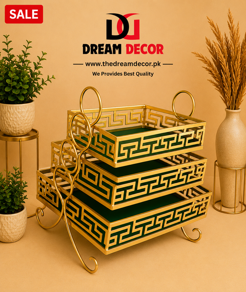 Majestic Gold Serving Platters