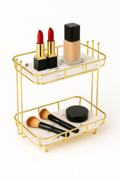 Iron Cosmetics Storage Rack