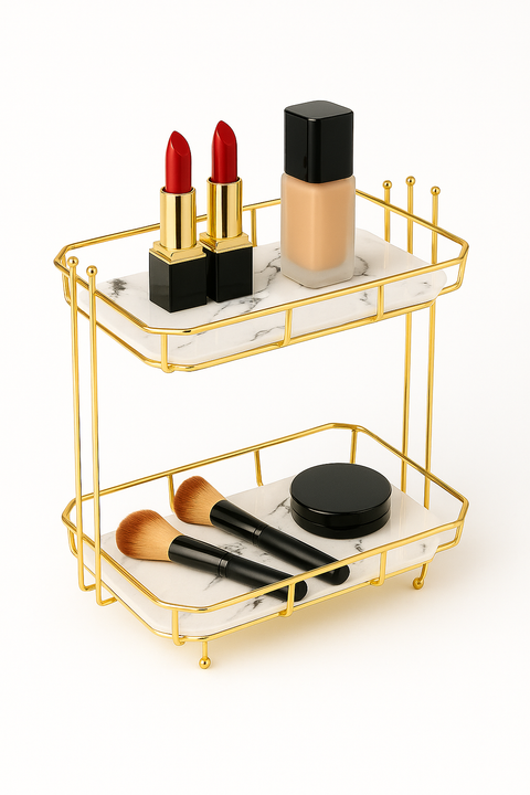 Iron Cosmetics Storage Rack