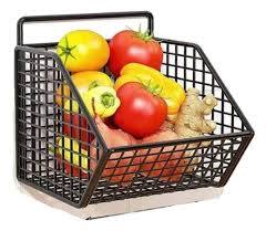 Premium Wall-Mounted Vegetable & Kitchen Storage Basket – Set of 2