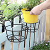 Metal Hanging Balcony Flower Pot Holder
