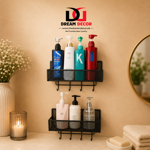 Wall Mounted Bathroom Shelf Rack