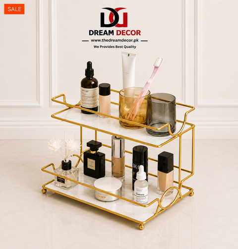 Premium Metal Makeup Organizer