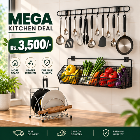 Mega Kitchen Organization Bundle – Complete Kitchen Storage Set