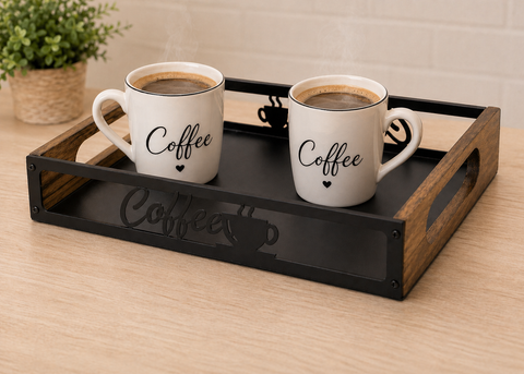 Coffee Serving Tray / Decorative Coffee Tray